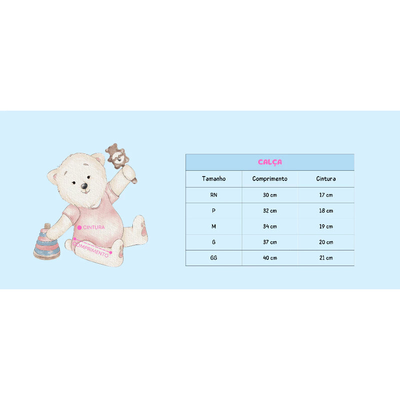 Conjunto Infantil Safari Fofo – 6 Peças Temáticas