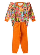 Conjunto Moletom Infantil Feminino Jardim Colorido – Inverno LiroKids